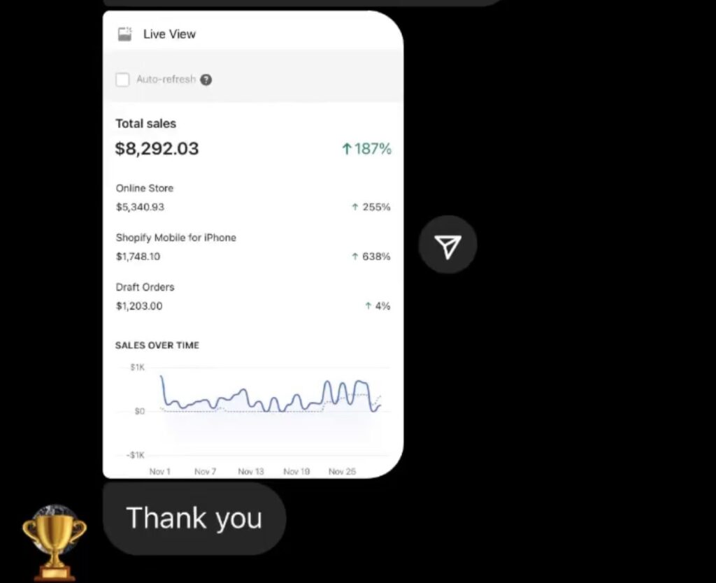 Wolfofbey student testimonial screenshot 47